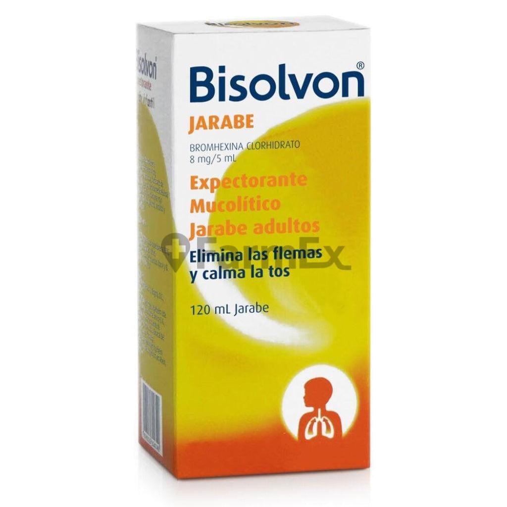 Bisolvon Jarabe Adulto 8 mg/ 5 mL x 120 mL Farmex-Pluxee-Persistente